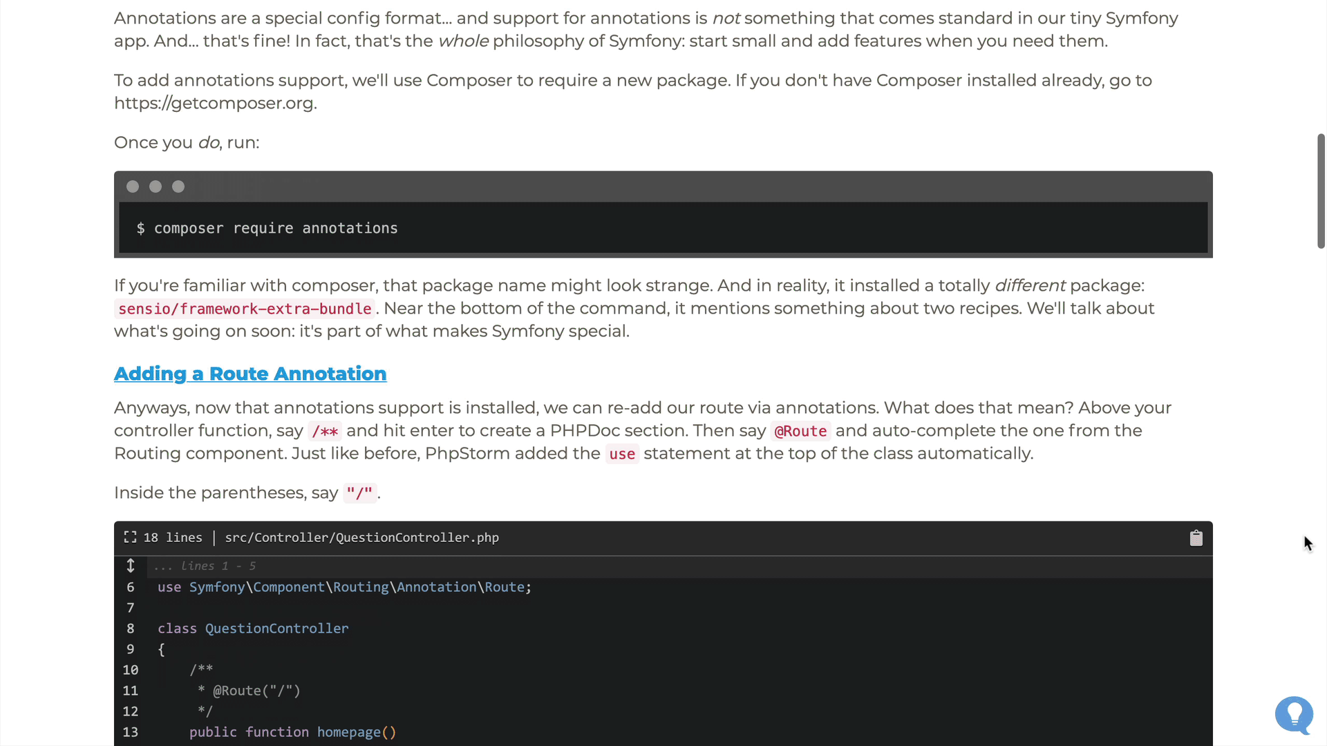 Clickable video script demonstration